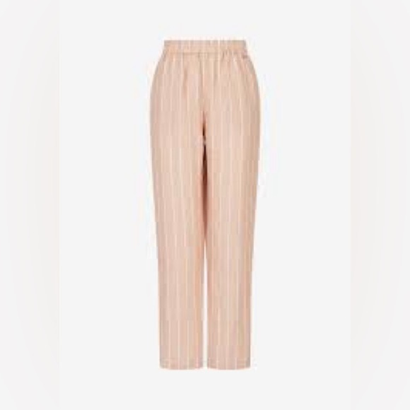 Armani Exchange Women's Striped Linen Pants size 4 - Picture 7 of 13